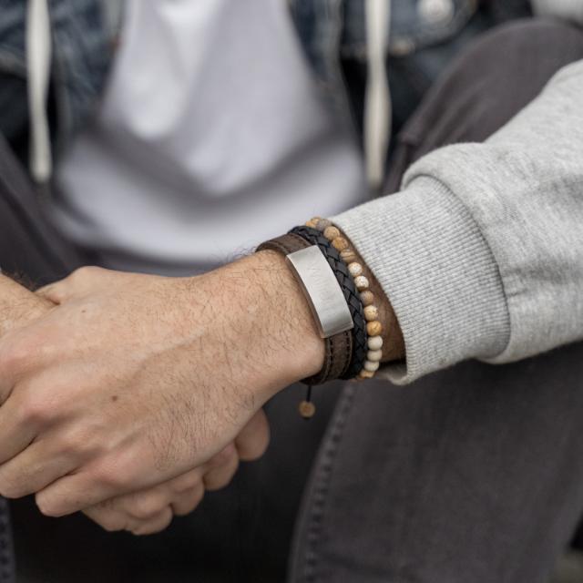 Armband | Jasper matt