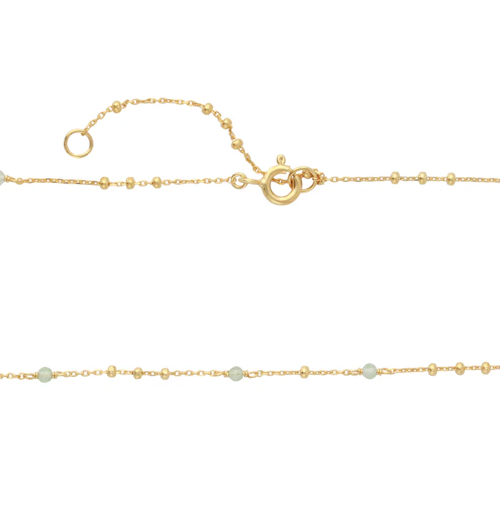 Collier Silber, mit Aventurin