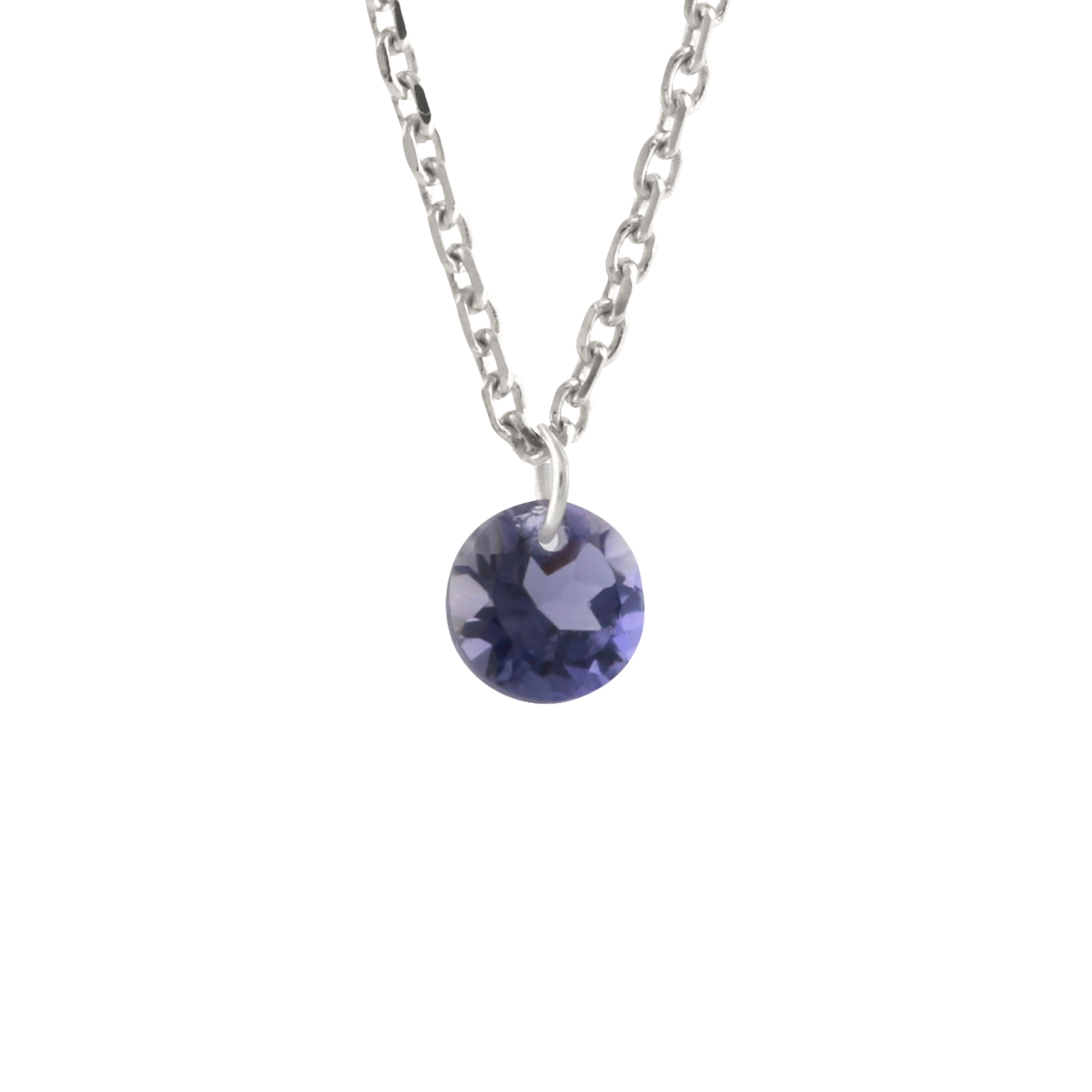 Collier Silber, mit Iolith