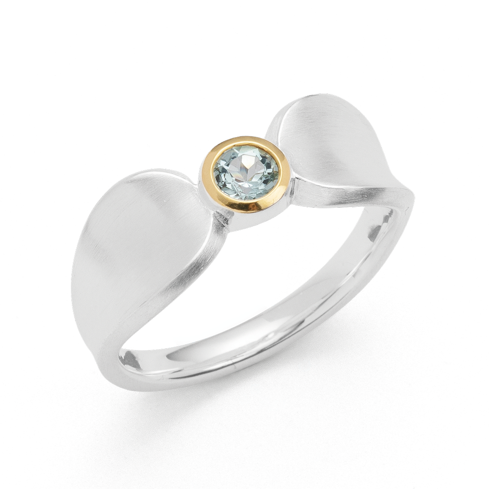 Ring | Silber 925 teilvergoldet