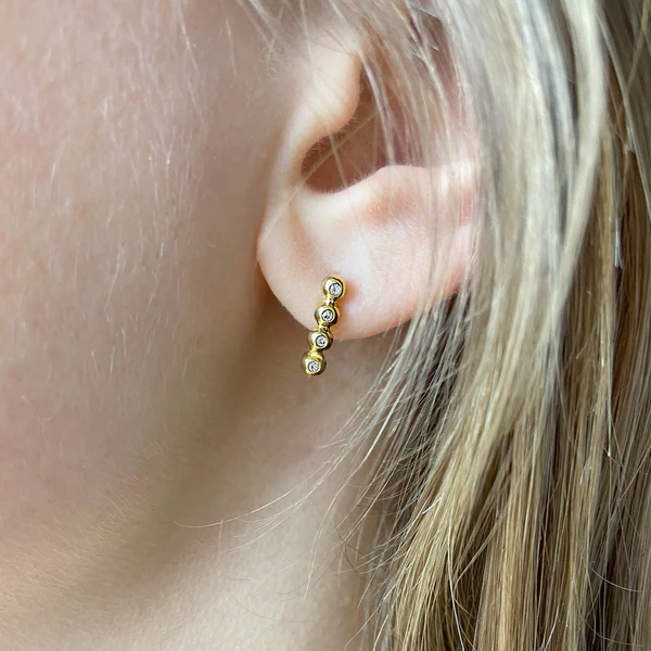 Ohrstecker MODERN GLAM Gold | Modell 373